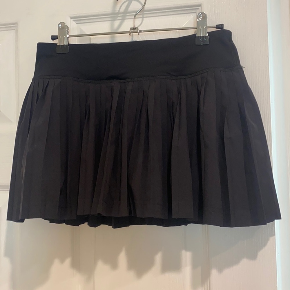 Black tennis skirt lulu